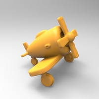 Small Toy AirPlain 3D Printing 21324