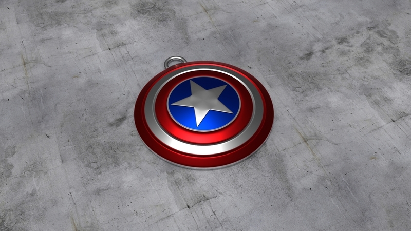 CAPTAIN AMERICA KEYCHAIN