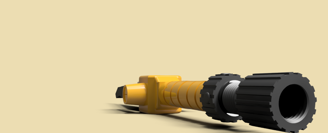 power dagger super sentai ranger amarillo 3D Print 213255