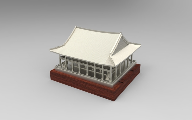 Gyeonghoeru pavilion 3D Print 21327