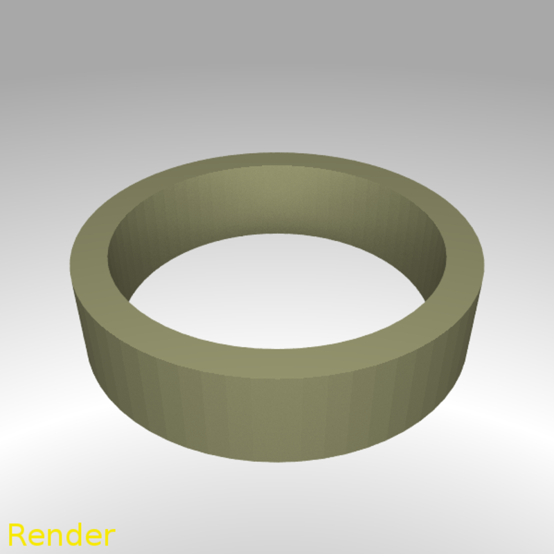 Flat Ring Thin - Size 7