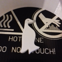 Duck Silhouette Key Chain - Thumbnail 2