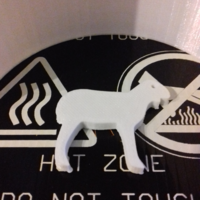 Lamb Silhouette Key Chain - Thumbnail 2