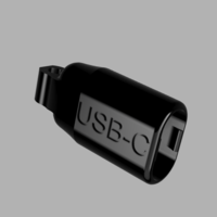 USB-C Adapter Key Fob for Samsung (and other) phones - Thumbnail 2