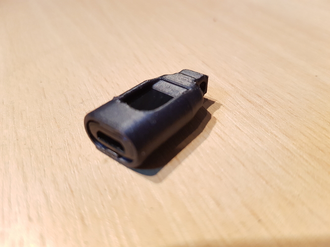 USB-C Adapter Key Fob for Samsung (and other) phones 3D Print 213351