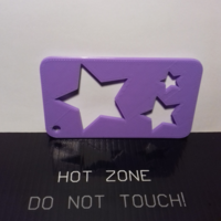 Star Shape Drawing Stencil - Thumbnail 2