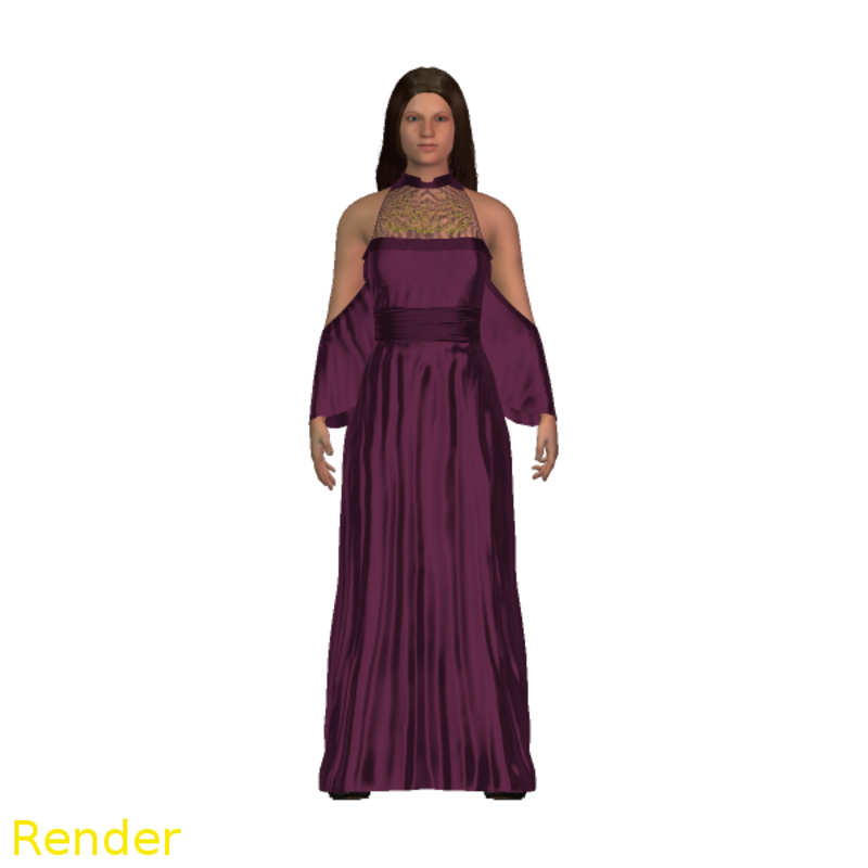 Female Figurine 1 - Pose 1 - Standing