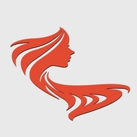 WOMAN SILHOUETTE FACE WALL DECORATION 1 - Thumbnail 1