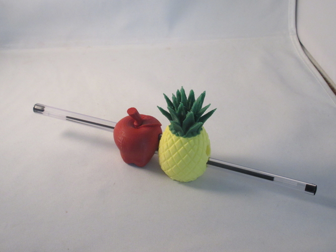 PPAP 3D Printed Pen-Pineapple-Apple-Pen holder 3D Print 213428