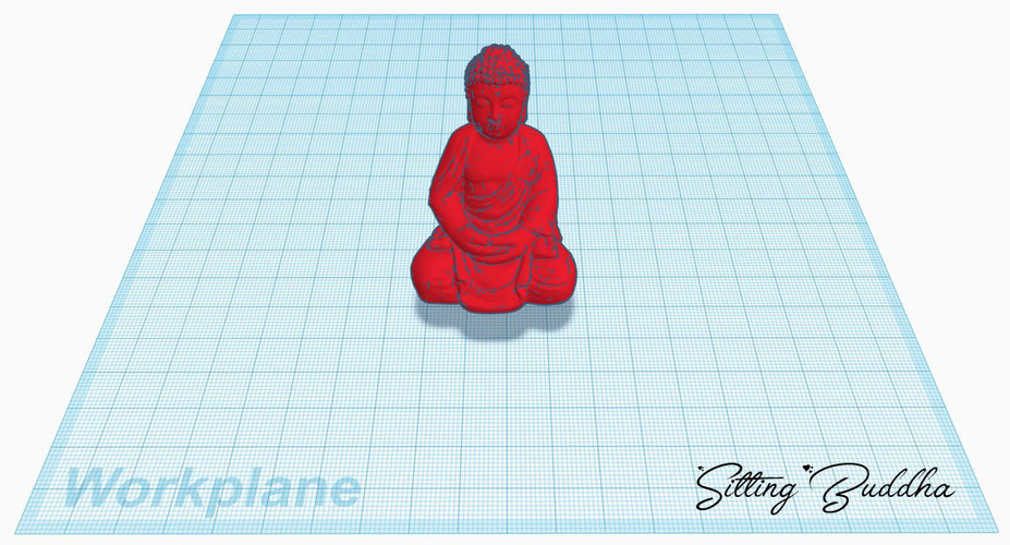 Sitting Budha 3D Print 213442