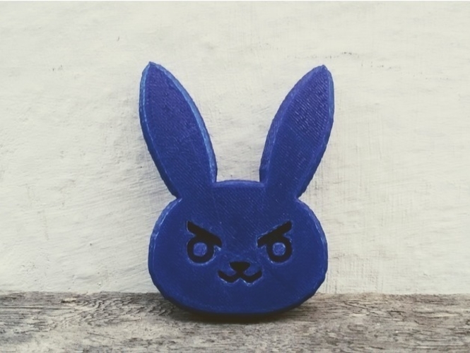 Dva's Bunny Symbol 3D Print 213452