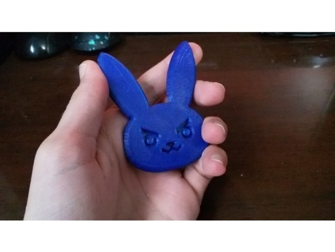 Dva's Bunny Symbol 3D Print 213453
