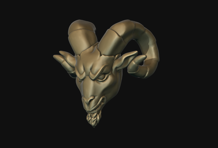 Ram head 3D Print 213474