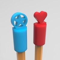 Small Pencil topper 3D Printing 21352