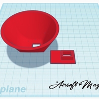 Small Airsoft M4 mag filler 3D Printing 213534