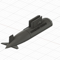 SUBMARINE DESKTOP BUSINESS CARD HOLDER - Thumbnail 1