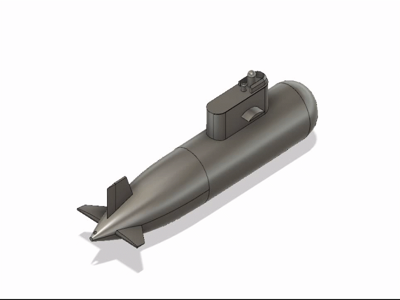 NUCLEAR SUBMARINE KEY CHAIN