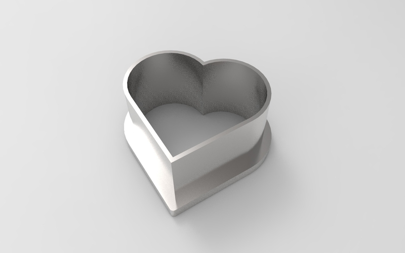 Heart cookie cutter