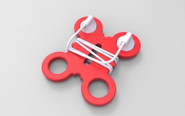 Earphone wire holder