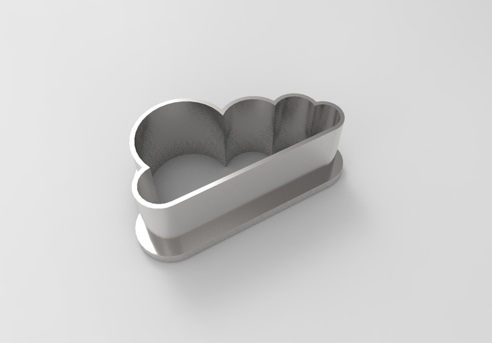 Cloud cookie-cutter 3D Print 21361
