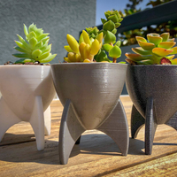 Retro Rocket Planter / Pencil Cup - Thumbnail 2
