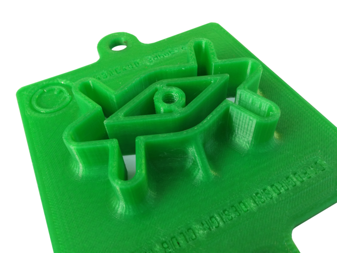 Romboid extruder die 4"x4" (hollow) for ceramics 3D Print 213724