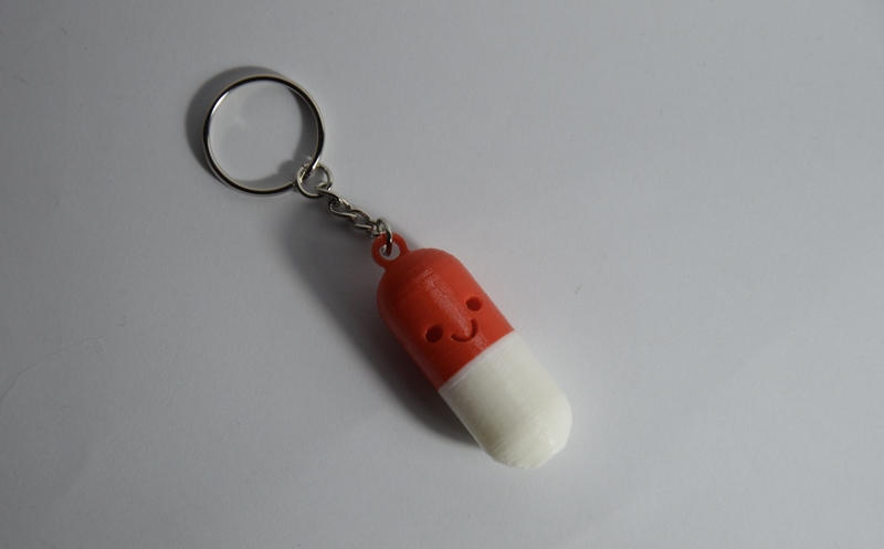 Pill Keychain