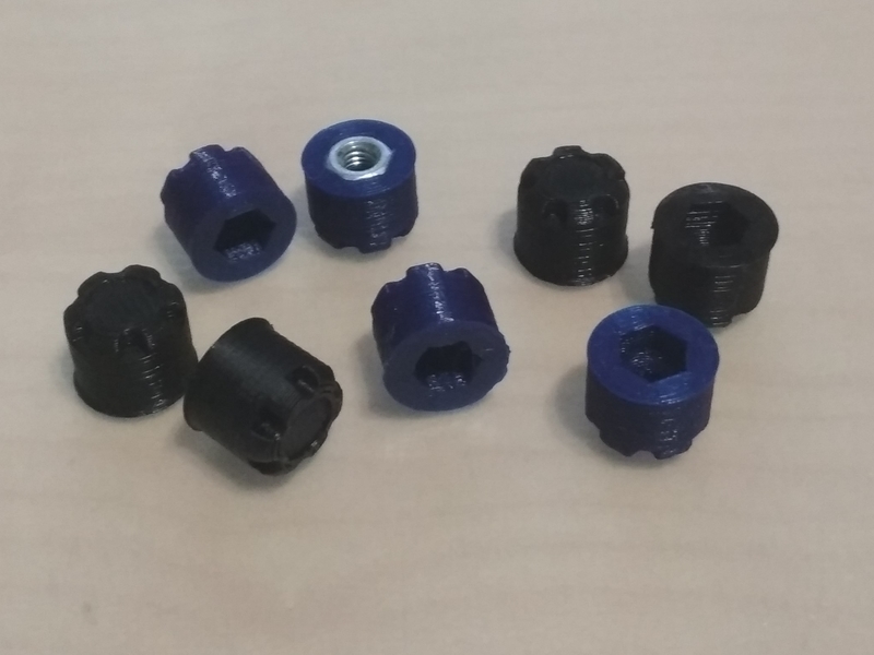 Scale 1/10 M4 nut cap