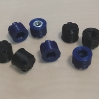 Small Scale 1/10 M4 nut cap 3D Printing 213804