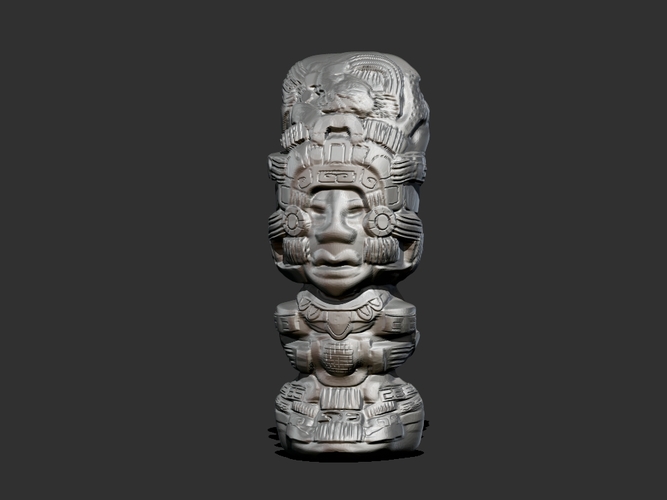 Mayan Statue 3D Print 21383