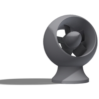 Table Fan from reused Computer Fan - Thumbnail 4