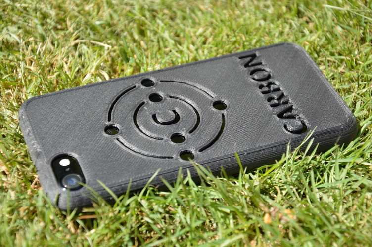 iPhone 7  "carbon" case protector 3D Print 213845