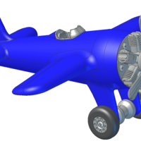 Toy Airplane - Thumbnail 1