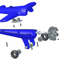 Toy Airplane - Thumbnail 4