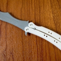 Small 100% 3D printed butterfly knife (works 100%) 3D Printing 213880