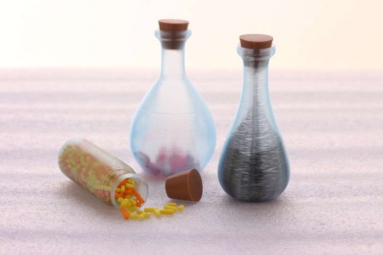 Multipurpose Potion Bottles 3D Print 213913