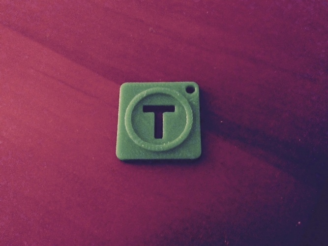 Thingiverse Logo Keychain