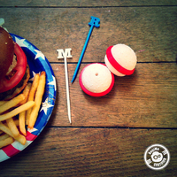 Hamburger Pin (4th of July Special Edition) - Thumbnail 2