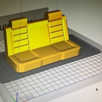 Small Seat Rear 1/10 rc scale / Siège Banquette arrière 3D Printing 214278