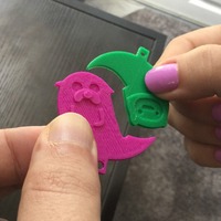 Small Finn & Jake Friendship Keychains 3D Printing 21434
