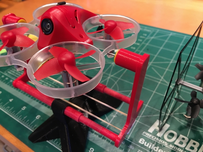Micro Quadcopter Drone Balancing Tool and Stand 3D Print 214423