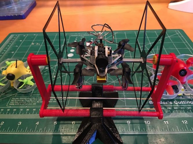 Micro Quadcopter Drone Balancing Tool and Stand 3D Print 214428