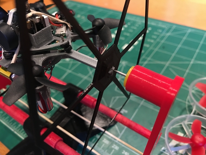 Micro Quadcopter Drone Balancing Tool and Stand 3D Print 214429