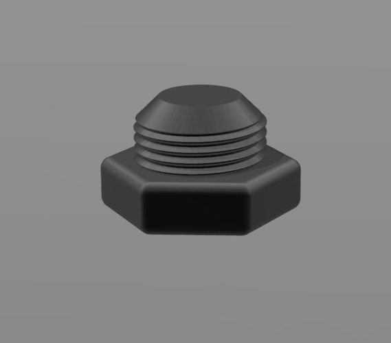 SCUBA - DIN Tank Dust Cap 3D Print 214478