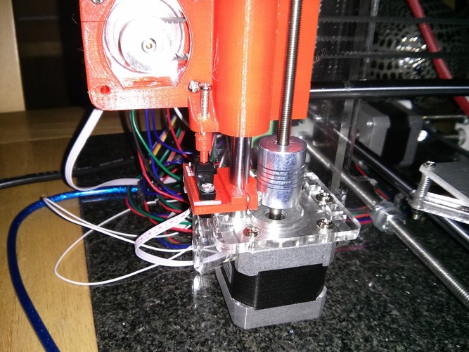 Prusa i3 Z axis mount for optical endstop 3D Print 21452