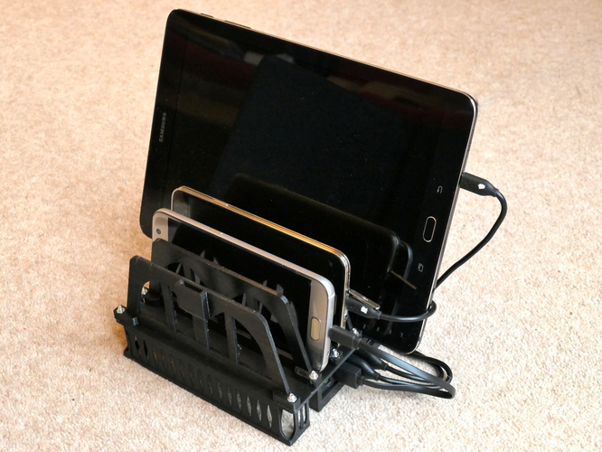 Charge Station for up to 5 mobile devices 3D Print 214530