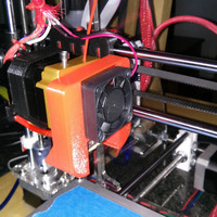 Small Fan shroud for Prusa i3 with MK8 extruder  3D Printing 21455
