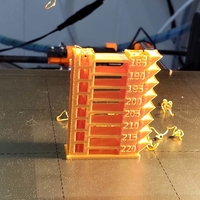 Small Parametric temperature tower with Slic3r support 3D Printing 214622