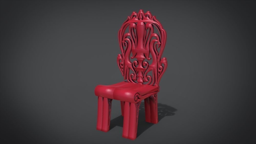 Classic Mandala Chair 3D Print 214672