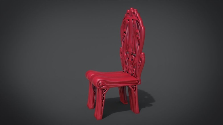 Classic Mandala Chair 3D Print 214673